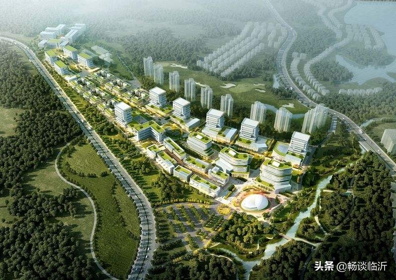 临沂西部新城集中奠基,临沂新城重点项目