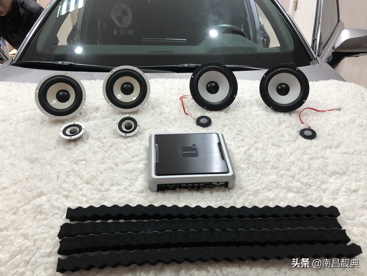 必伟汽车音响喇叭好不好，试听下南昌靓典改装后的丰田亚洲龙