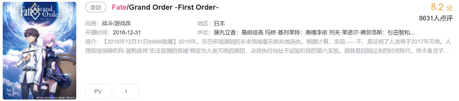 我的追剧历程,动漫追番1-4季