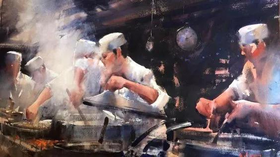 大师建筑水彩画,乌拉圭水彩大师