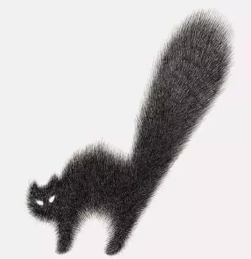 她用2元针管笔作画便惊艳了世界,他用粉笔画了一只猫