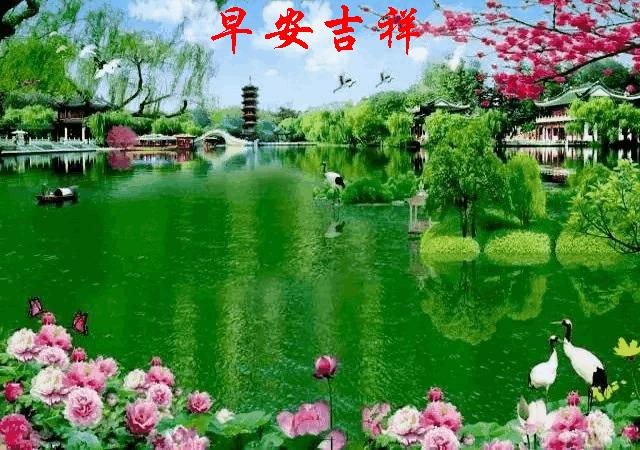 早安吉祥早上好动态图片,早晨好动态图片早安语录