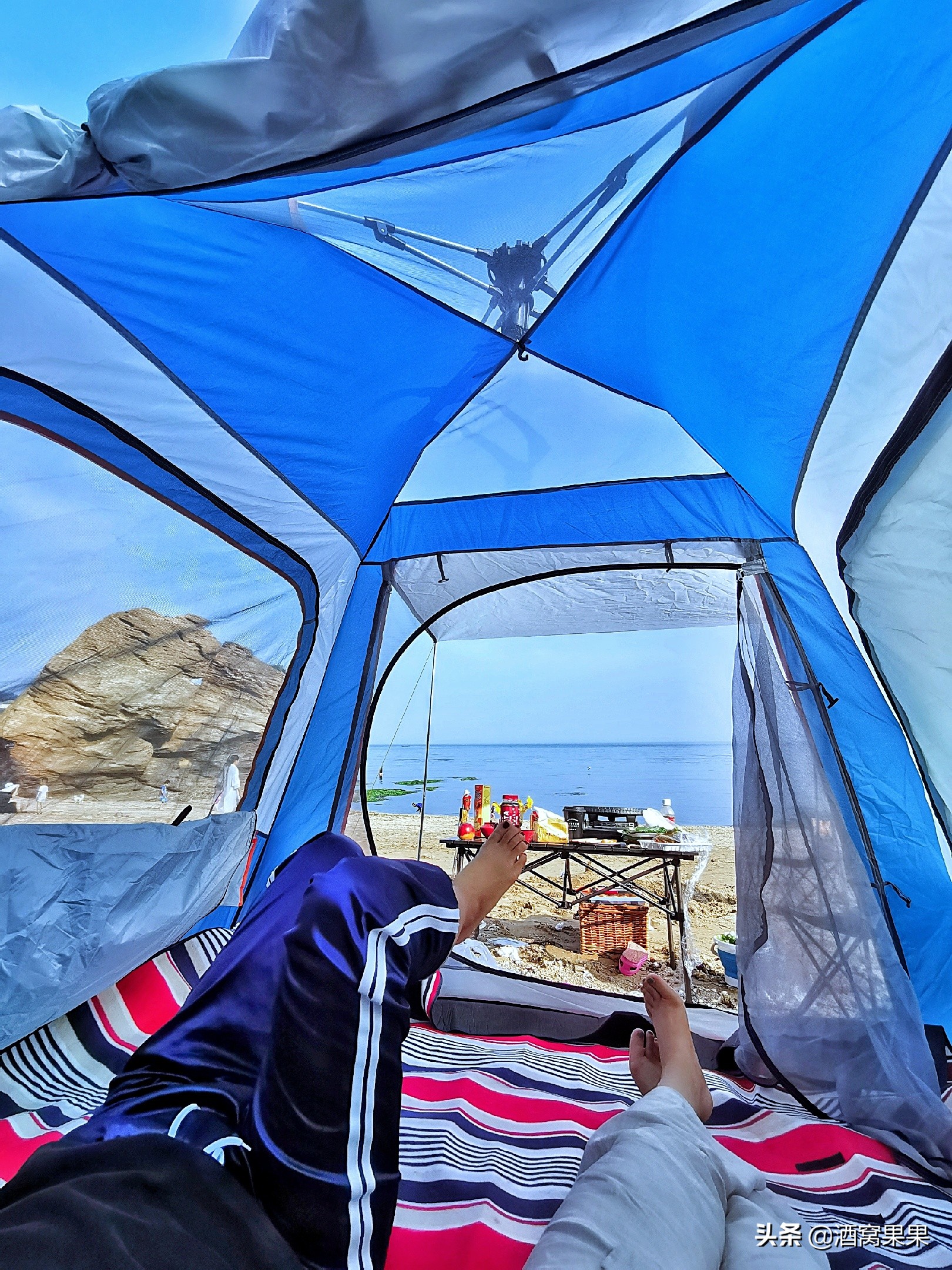 大连哪个海边可以免费搭帐篷烧烤,大连免费露营烧烤海滩