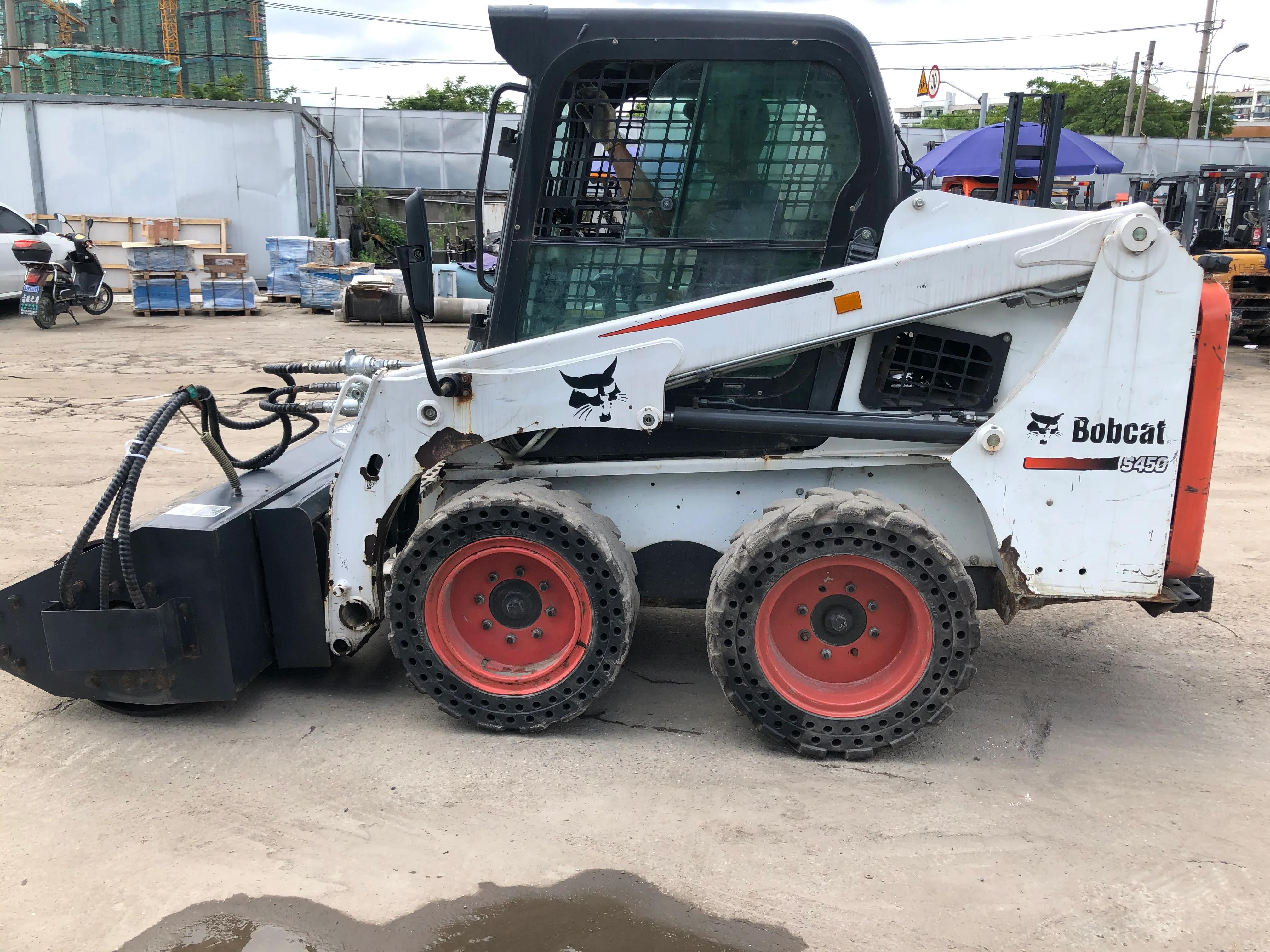 山猫滑移装载机操作教程,滑移装载机大小型号