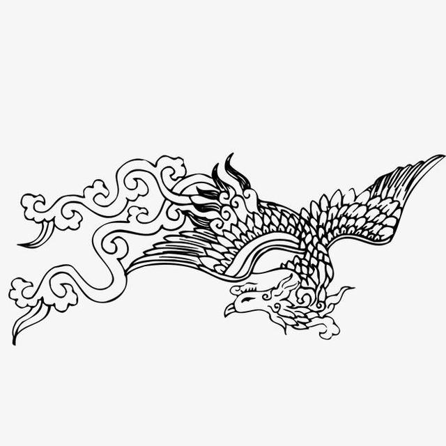 怎样画一个凤凰,怎么画个凤凰