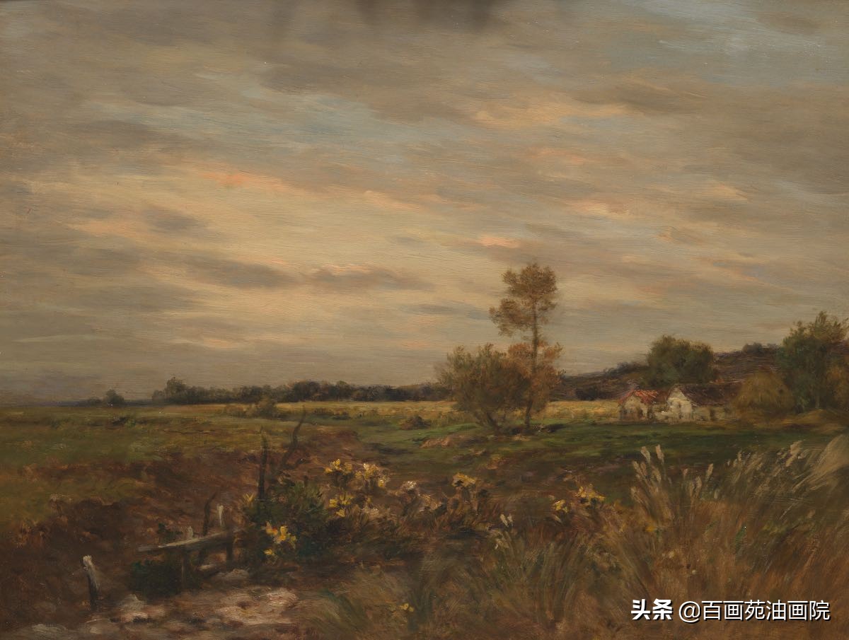 风景油画高清大图,风景油画视频教程