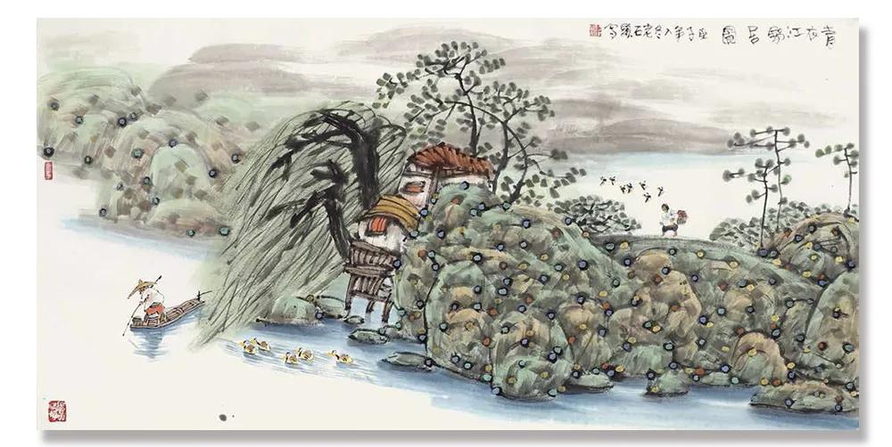 谢定超现代山水画艺术,谢定超山水画欣赏