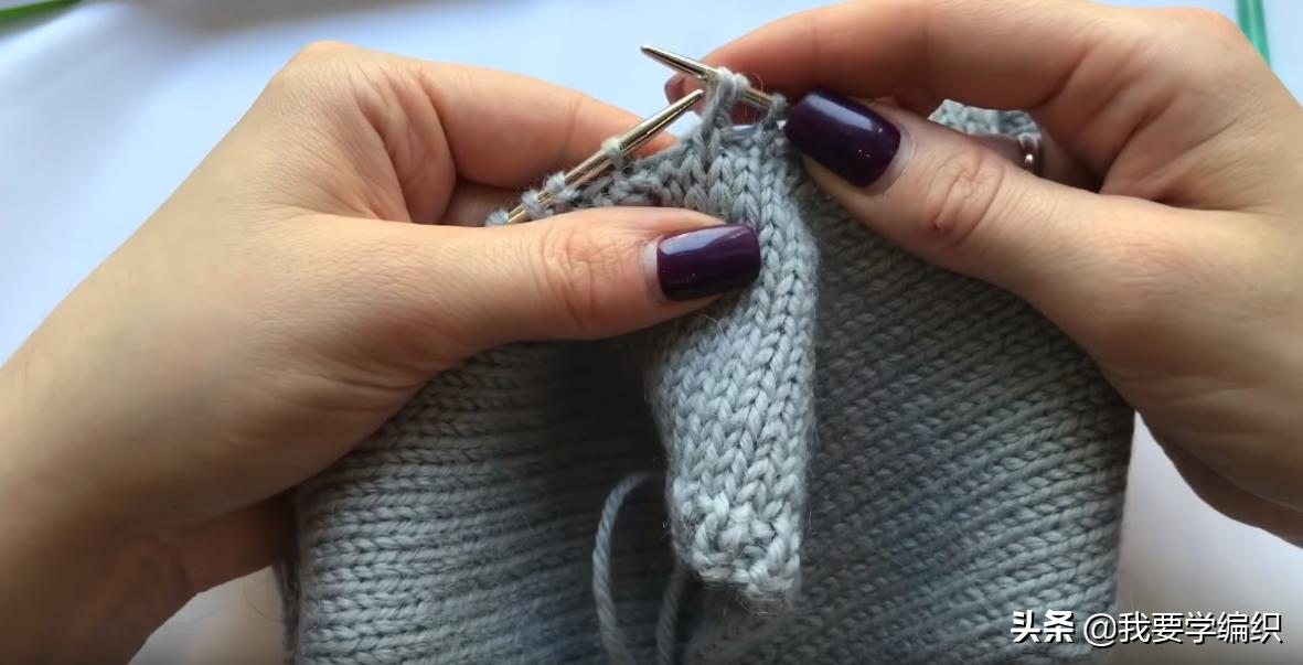v领挑边怎么织,织毛衣织螺纹哪一个好看