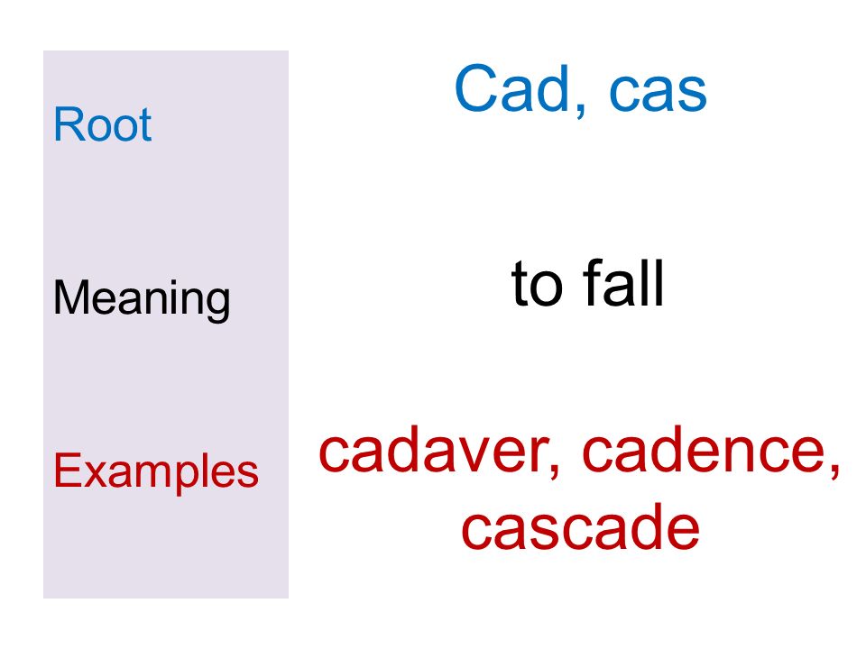 记不住单词怎么办？根据词根猜_80_cad/cid降临/发生