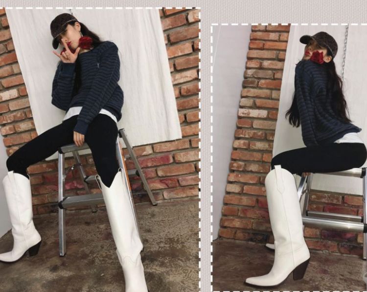 南韩小野马穿衣搭配 (韩国小野马穿白色裙)