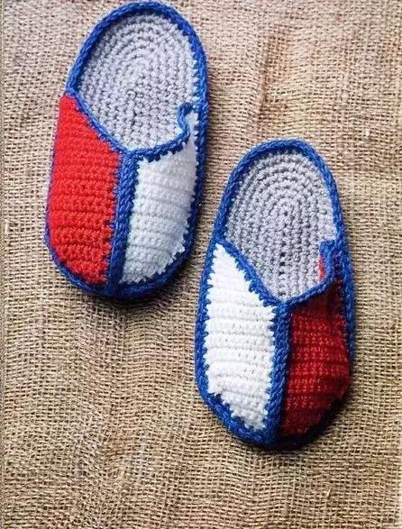 毛线拖鞋钩针方法视频教程全集,钩拖鞋能不能用4.0的钩针