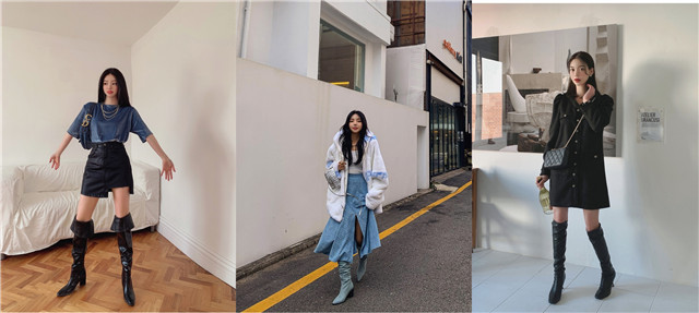 冬天靴子买白色好看还是黑色,冬天靴子女款2022款网红款