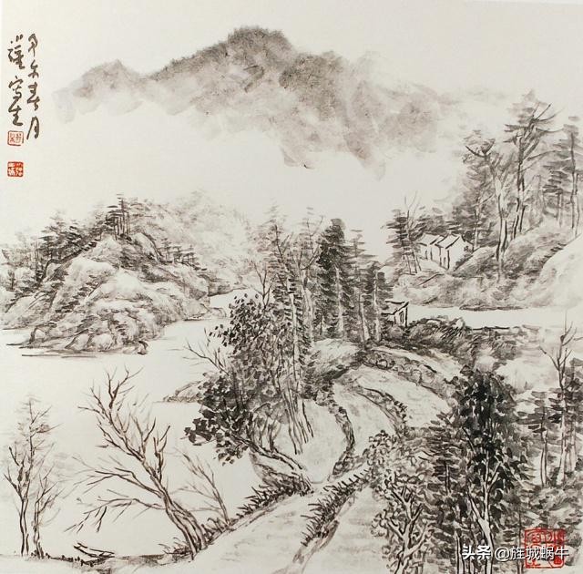 写生水墨画作品欣赏,水墨人物画写生作品欣赏