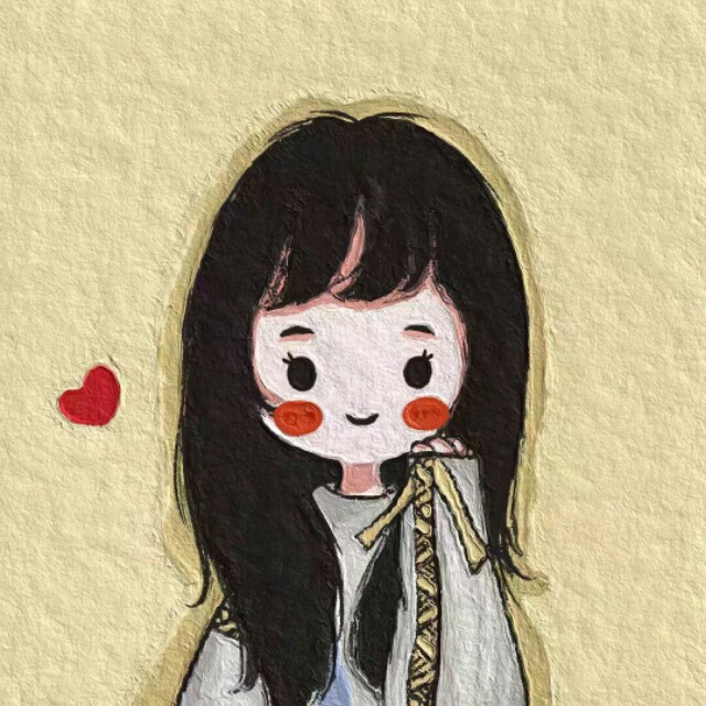 油画风头像可爱,油画风小头像