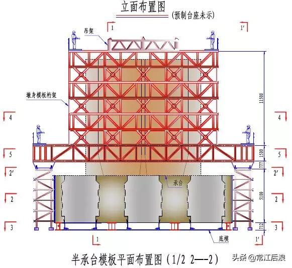 简易桥梁设计图纸大全,桥梁设计简图配上说明性文字