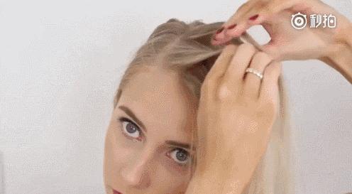 在家无聊的搞怪发型,手残党也能学会的编发教程中短发