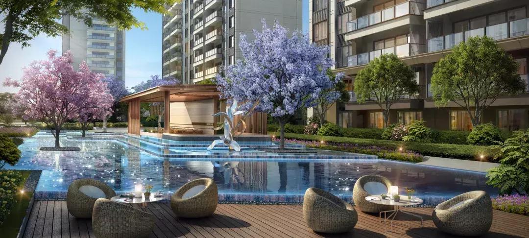 任性！城西这座近百亩洋房大盘，用3/4面积建园林