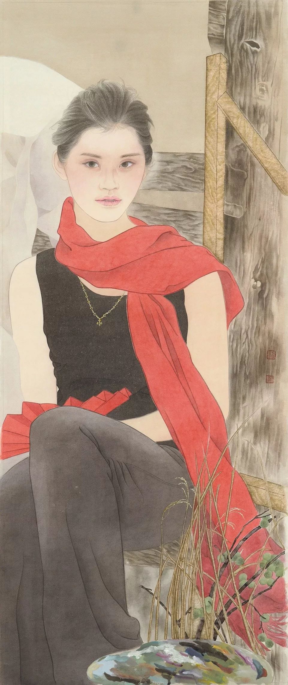 从一岁到七岁画画,从七岁到八岁画的画