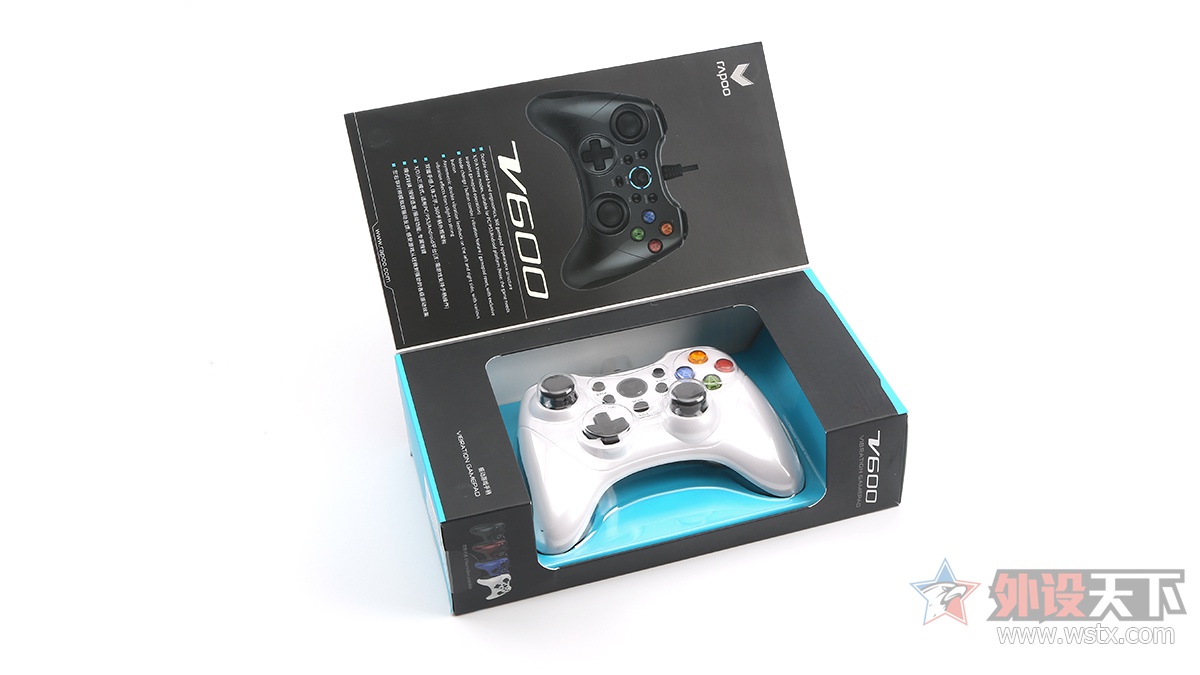 雷柏v600振动手柄测评,雷柏v600有线