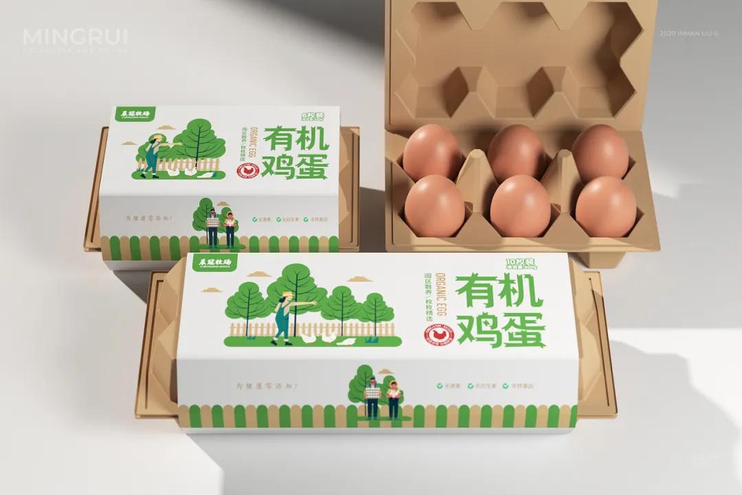 鸡蛋包装还可以这样利用,鸡蛋包装设计清新风格