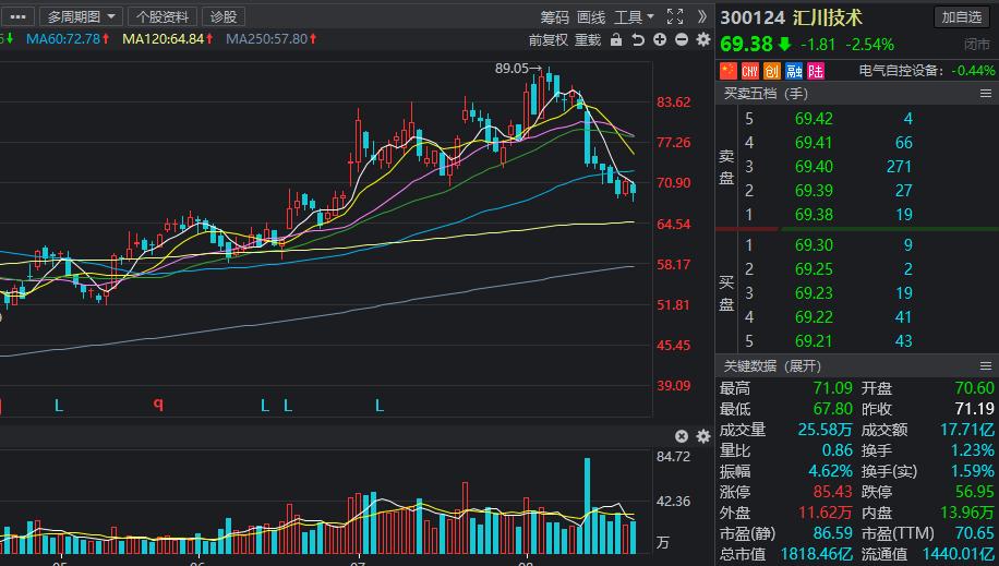 大盘重仓股龙头,外资加仓的自动化龙头