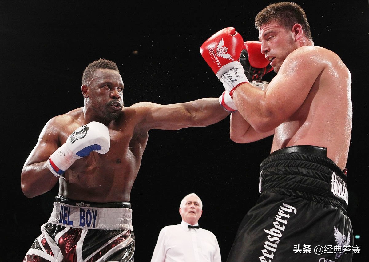 大克里琴科被刘易斯打面部,大克里琴科被打