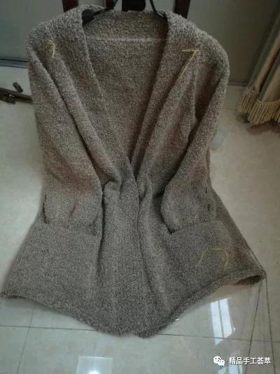 从上到下织大衣的全部教程,织羊绒大衣外套图解