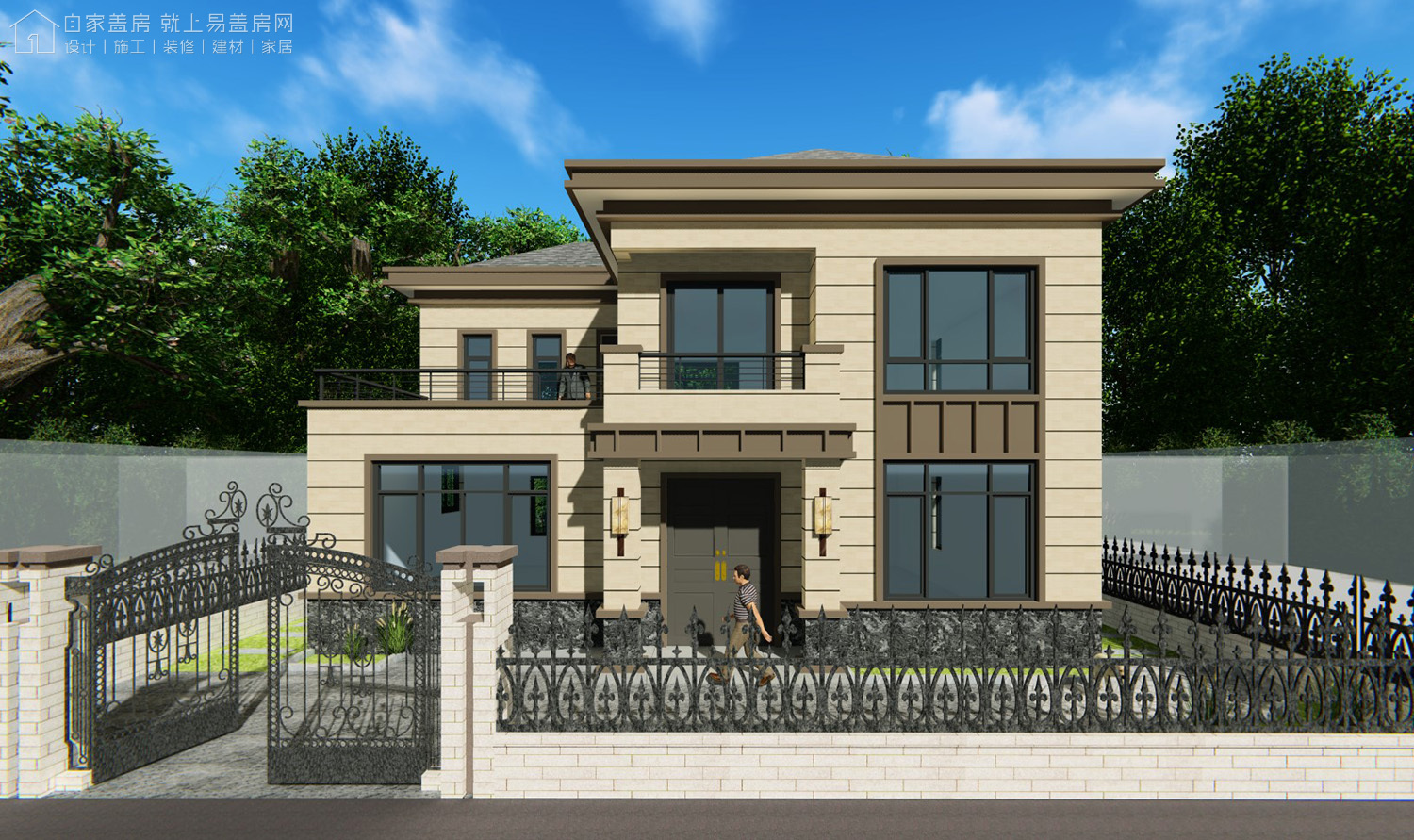 农村自建房二层小别墅400平价格,农村建房130平方左右两层小别墅