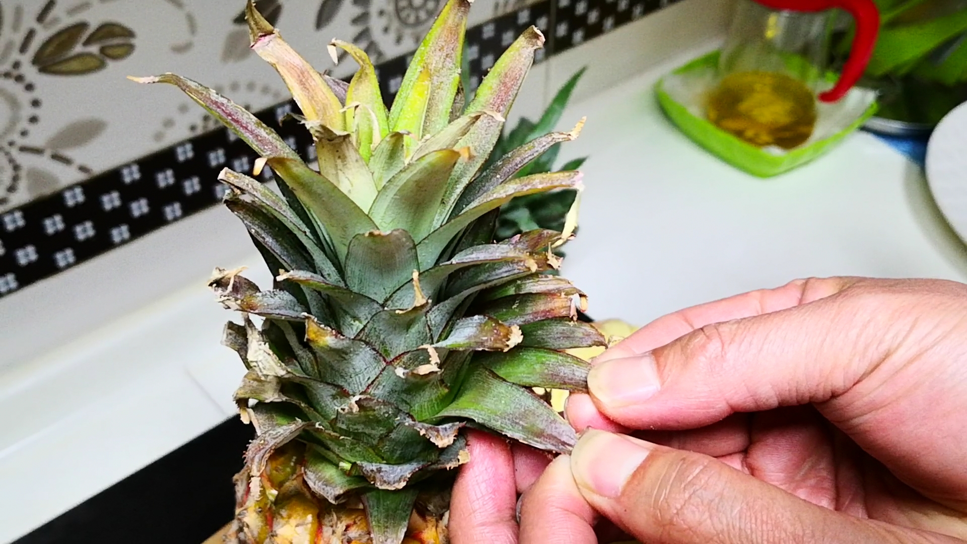 20块钱买了一盒水果,20块钱的凤梨