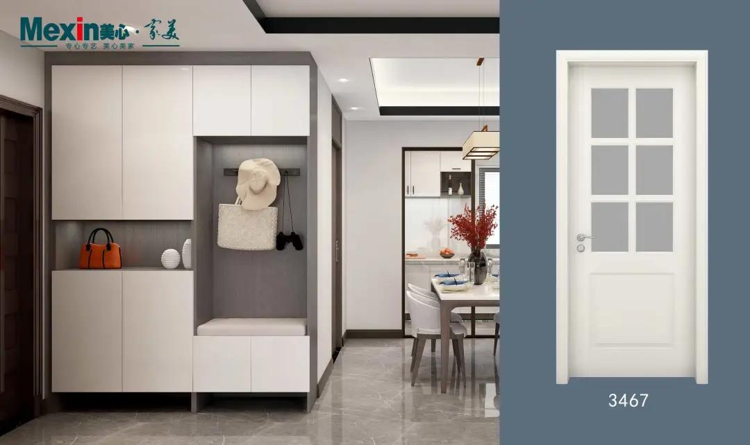 美心家美木门简约,美心美家实木门