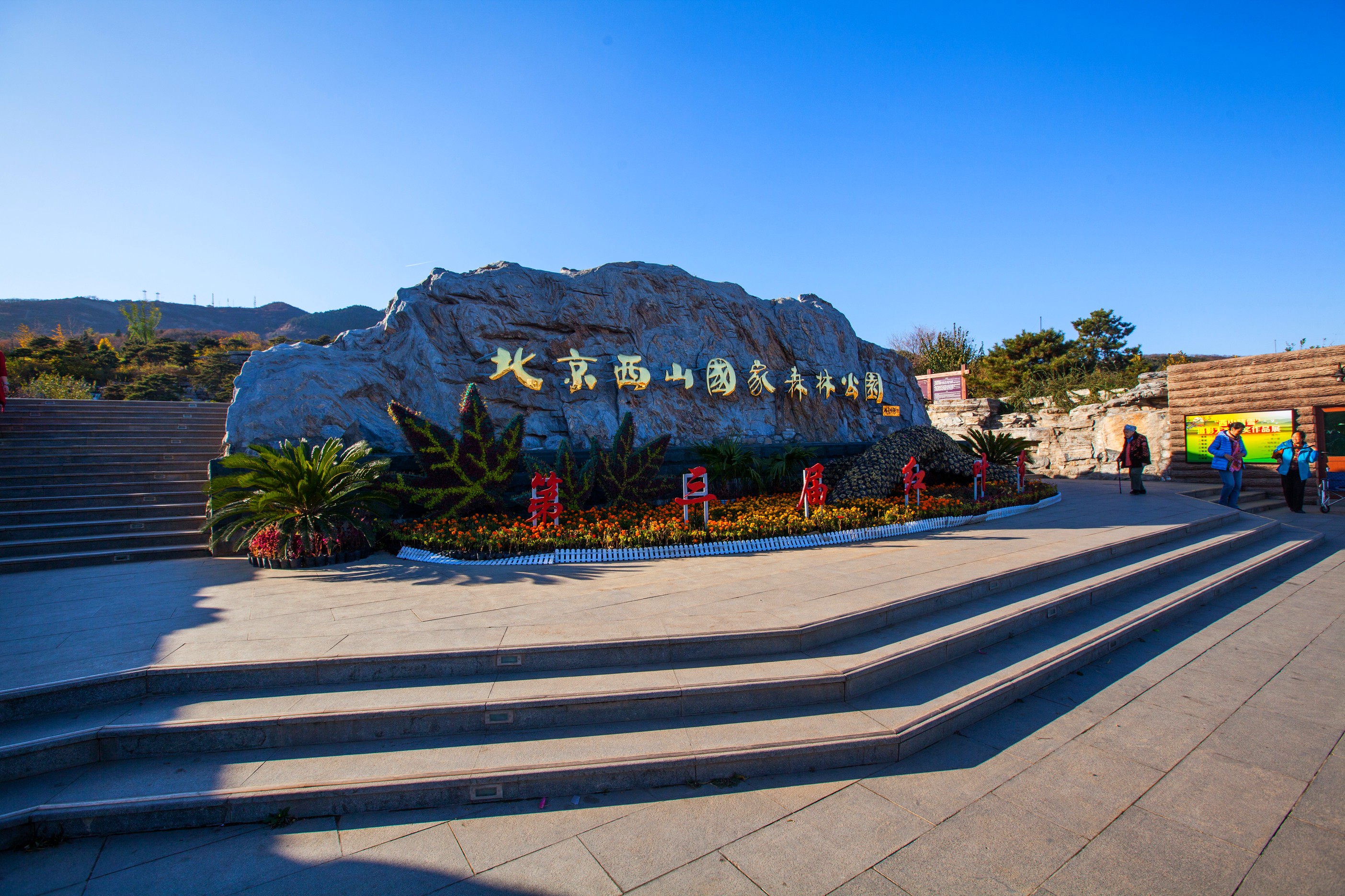 北京西山国家森林公园满满的禅意,深秋的北京西山国家森林公园