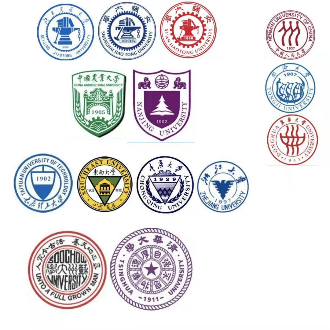 国内高校校徽大盘点，福州大学最受“欢迎”，你更喜欢哪一个
