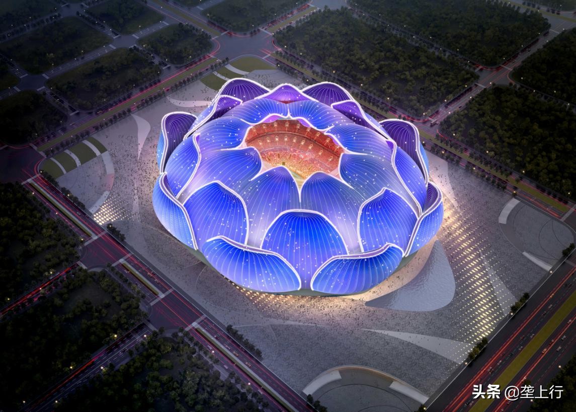 广州恒大新建足球场效果图,广州恒大专业足球场施工进度