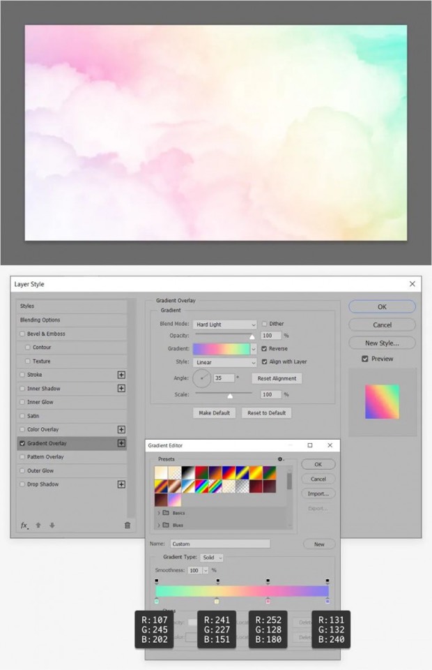 ps中利用渐变工具绘制背景图,ps用渐变工具制作渐变背景
