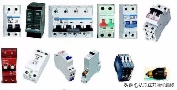 电工常见的电气元件符号及实物图,电气图纸符号vf是什么元件