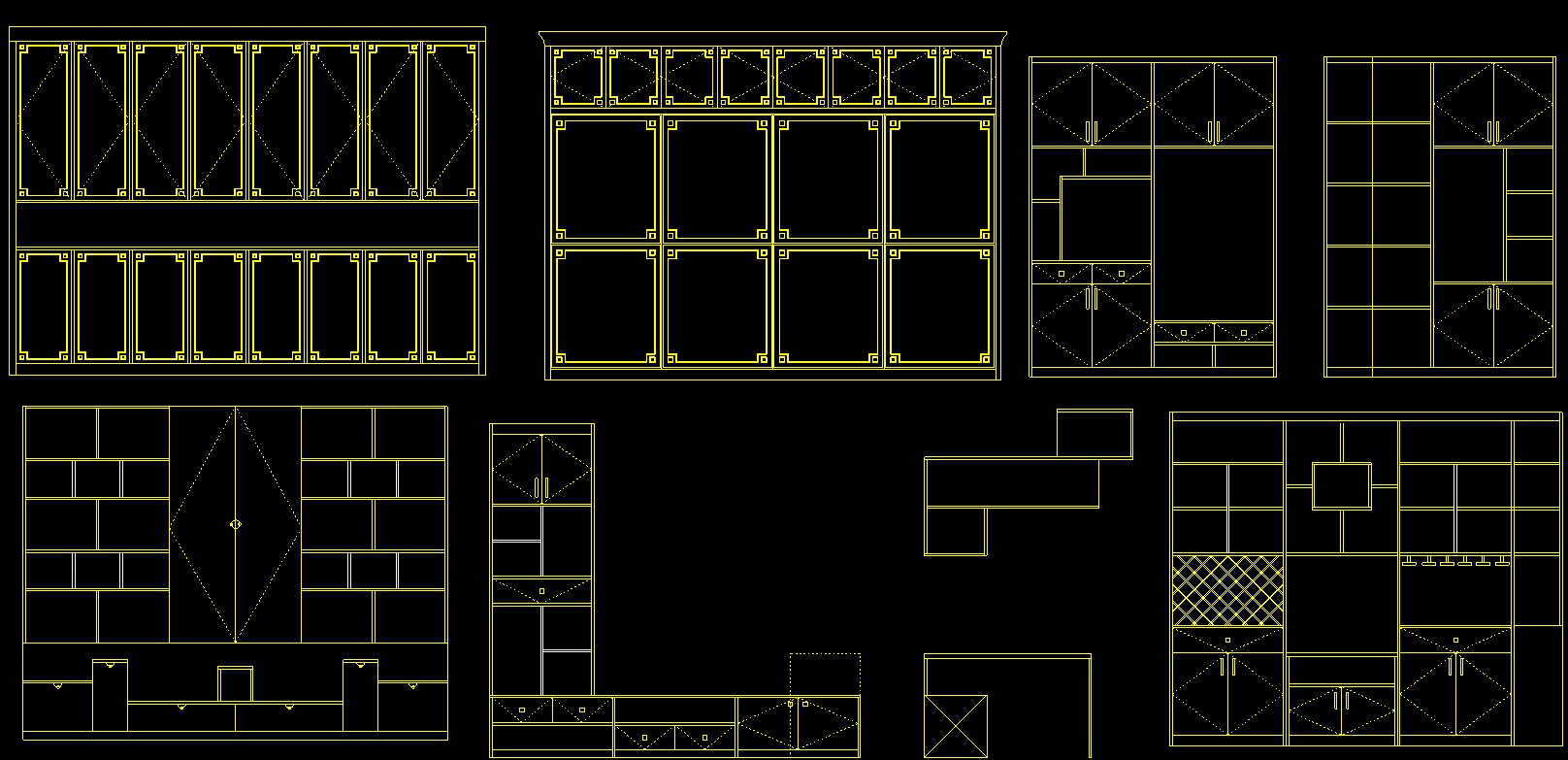 全屋定制家具衣柜橱柜cad画图,全屋定制柜子cad设计