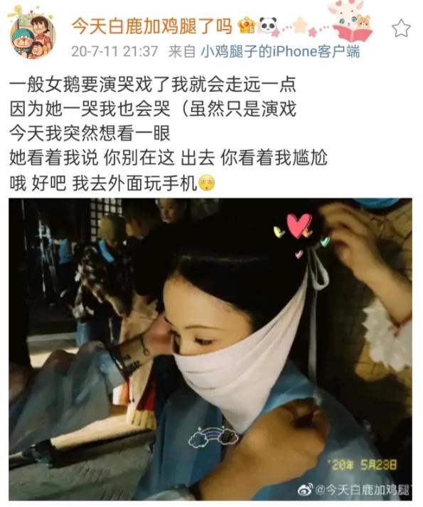 太过了？白鹿为《周生如故》结局痛哭被疑炒作，助理的话为其证明