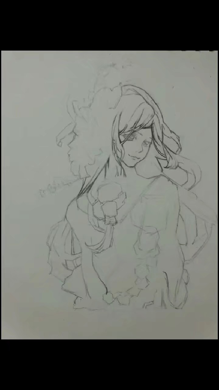 画二次元动漫少女小舞,二次元怎么画超萌女生