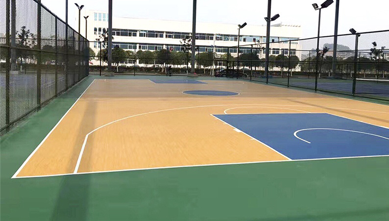 正规篮球场硅pu是多厚,硅pu篮球场标准