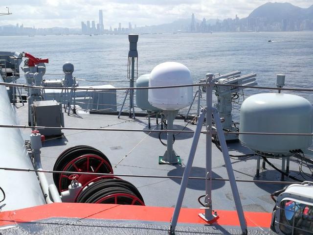 参观辽宁号航母,参观辽宁舰第一视角