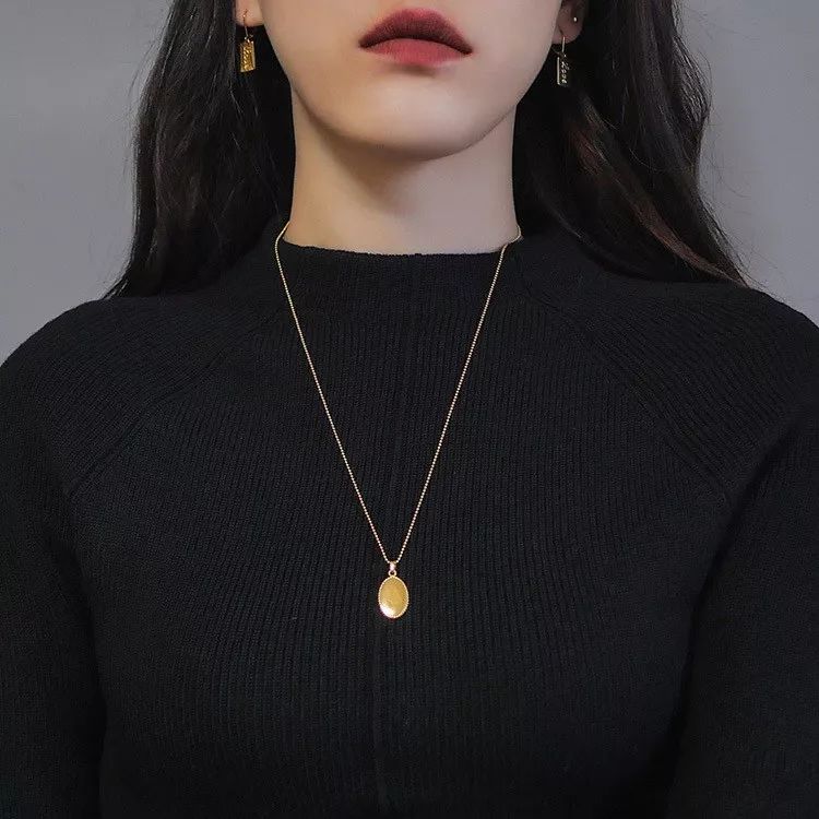 小仙女洋气毛衣有领,毛衣链轻奢小众高级感百搭