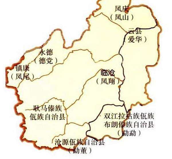 临沧几大名茶山,临沧茶区著名茶山地图