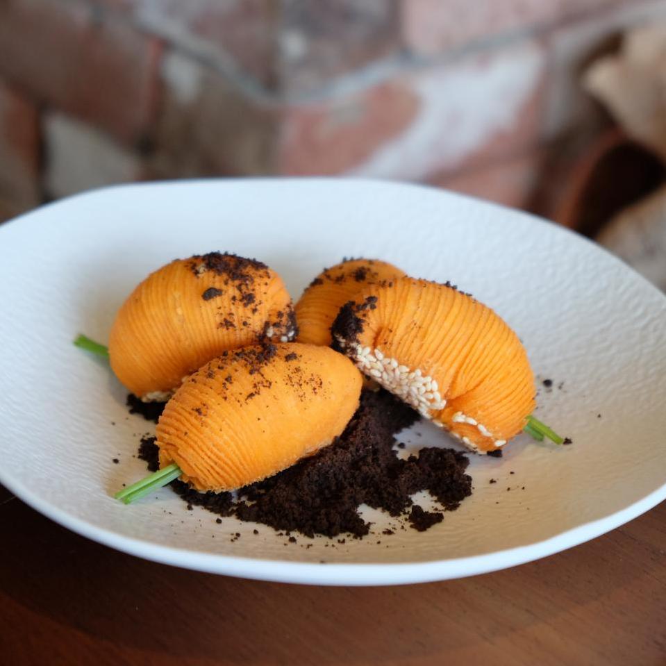 造型栩栩如生的港式点心，望见已不忍下箸