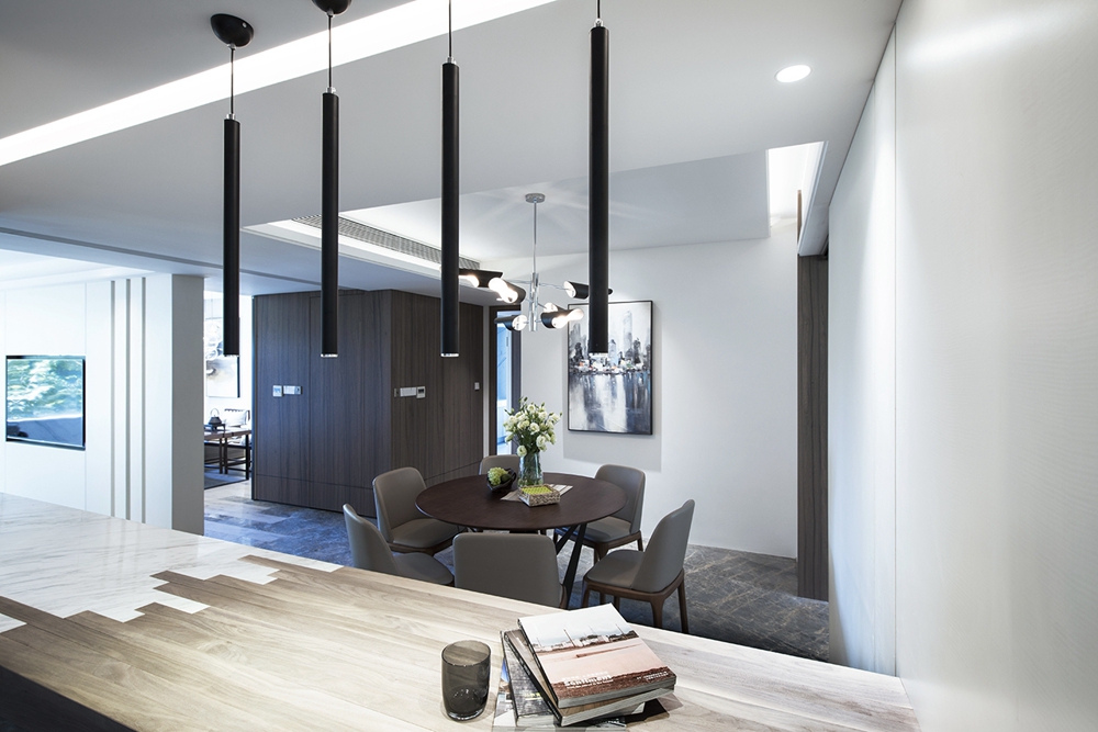 悬空电视柜台面无缝拼接,这是我见过最现代风装修