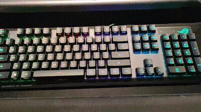 更强寿命和RGB灯光，败家之眼ROG游侠RX光轴键盘