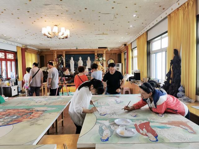 观音菩萨三十二像工笔画,观世音菩萨画像工笔画