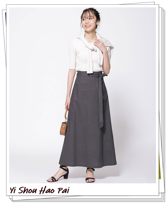 亚麻长半身裙如何搭配,亚麻裙半身裙怎么搭配上衣