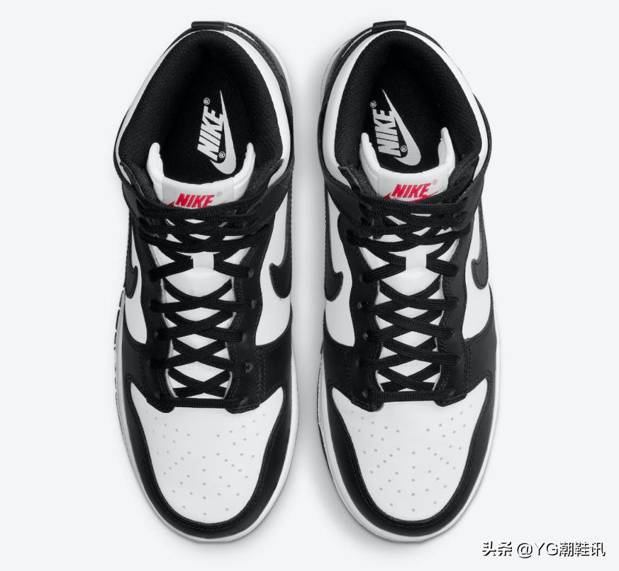 dunk黑白高帮,dunk复古红高帮