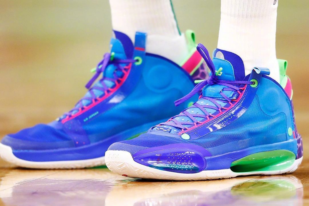 球鞋上脚展示,球鞋上脚集锦空砍成群难阻失利