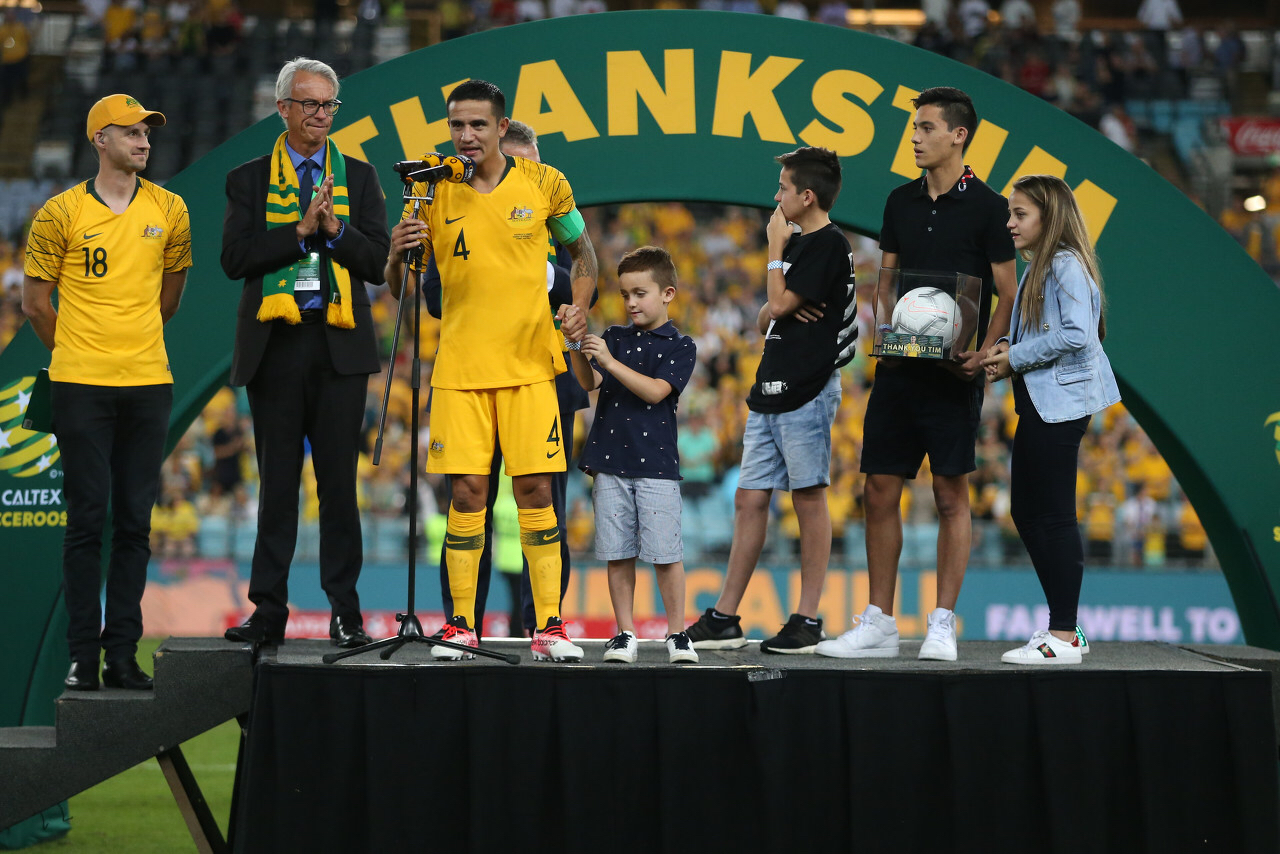 卡希尔国家队告别,球员蒂姆卡希尔